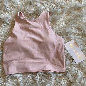 XS Light Pink Athleta “Conscious Crop A-C”